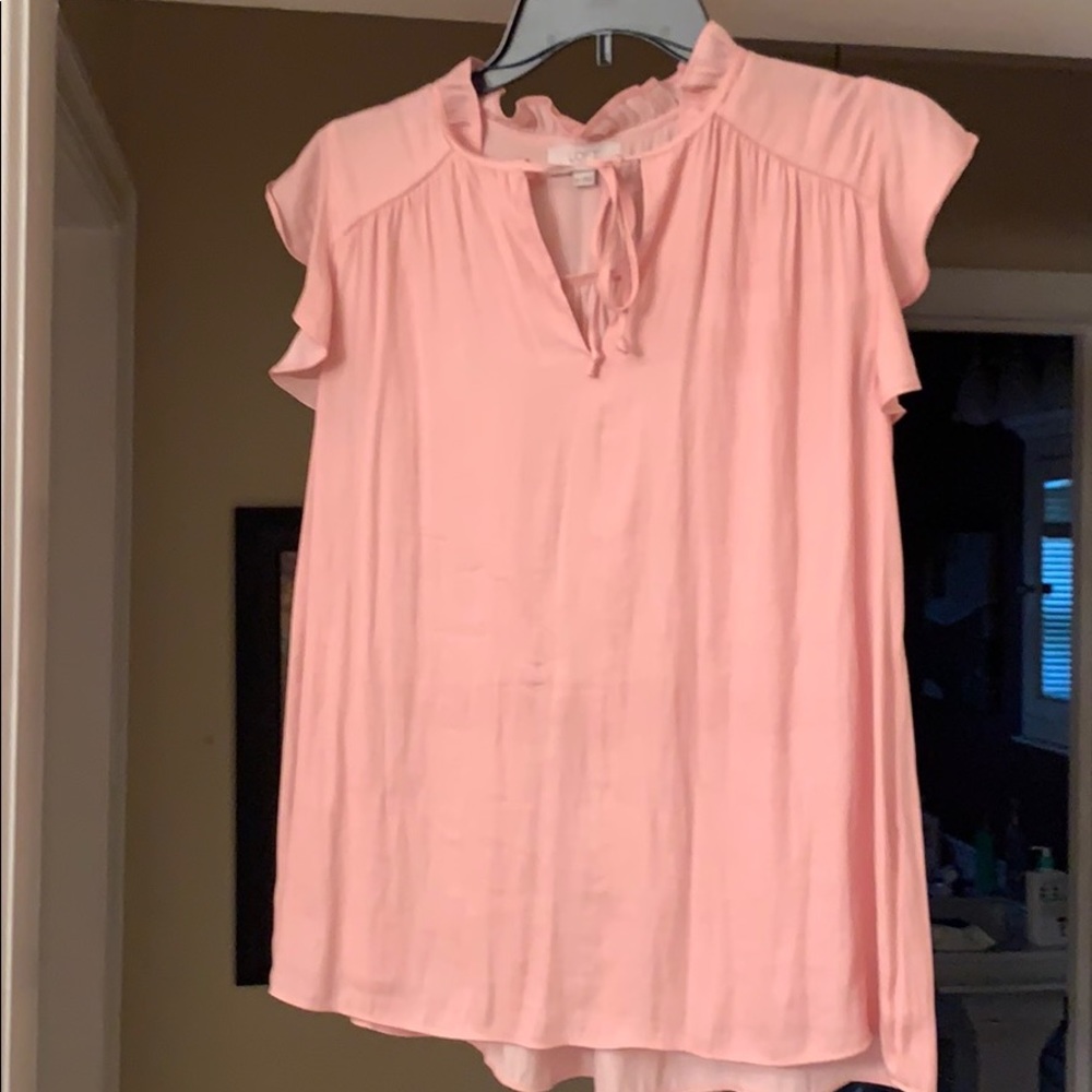 Loft Pink Blouse